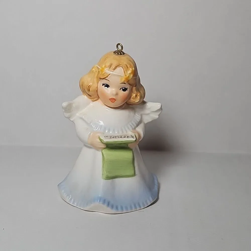 Vintage 1988 Goebel Angel Bell Christmas Ornament